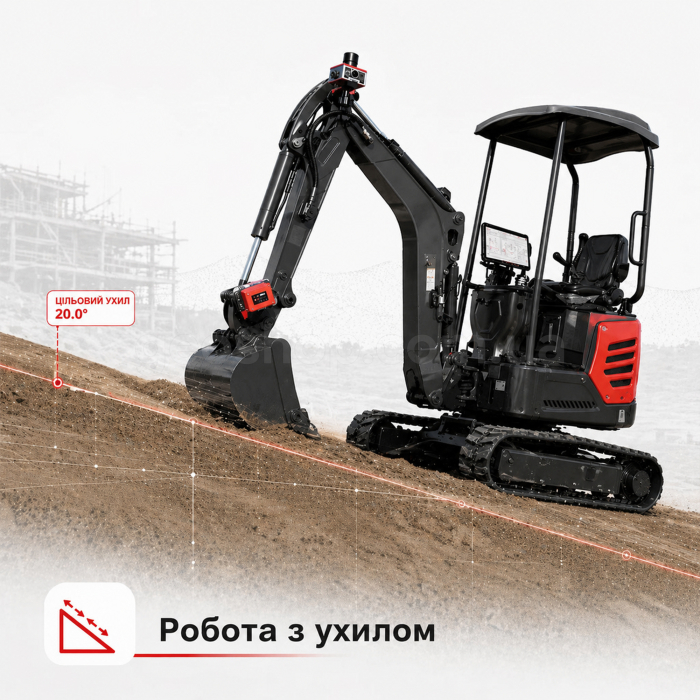Система навігації екскаватора AlphaGEO ALPHA DG1