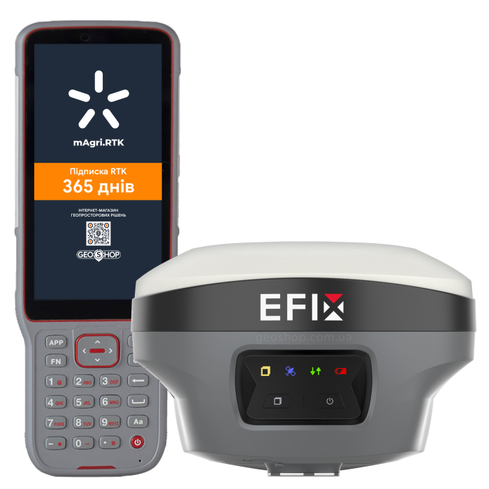 EFIX F8L - комплект для роботи в RTK + підписка mAgri.RTK GEO 365