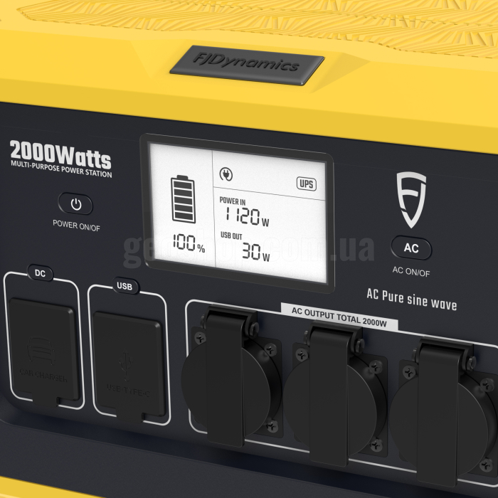 Портативна зарядна станція FJDynamics PowerSec MP2000