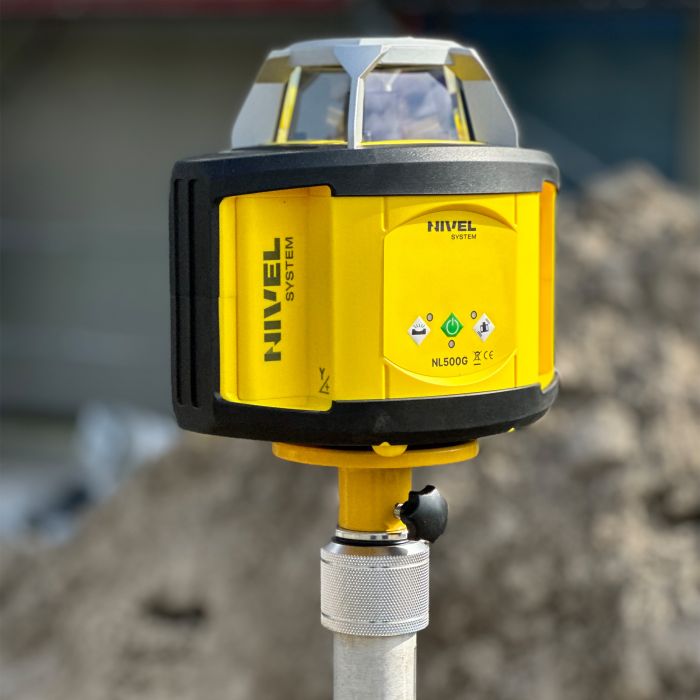 Нівелір лазерний ротаційний Nivel System NL500G Digital