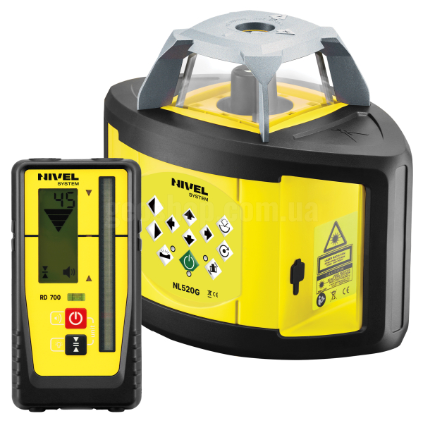 Нівелір лазерний ротаційний Nivel System NL520G Digital