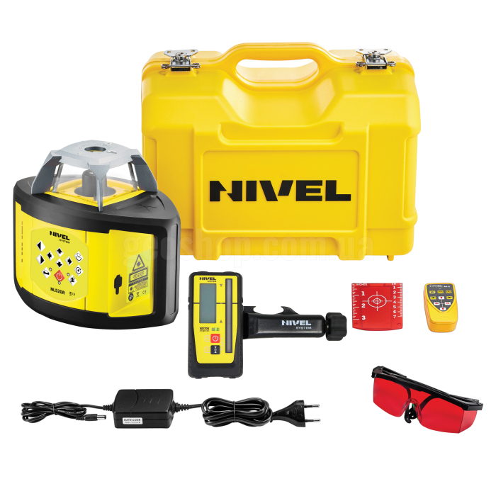 Нівелір лазерний ротаційний Nivel System NL520R Digital