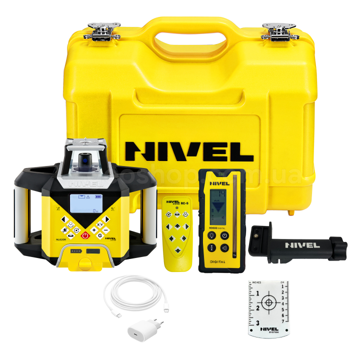 Нівелір лазерний ротаційний Nivel System NL620R Digital