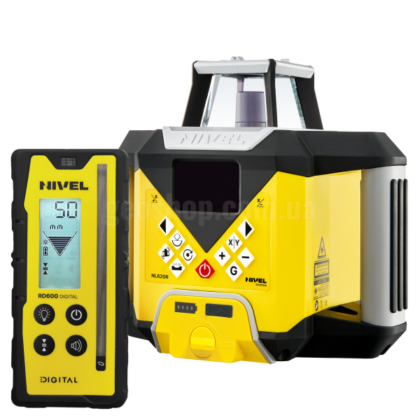 Нівелір лазерний ротаційний Nivel System NL620R Digital
