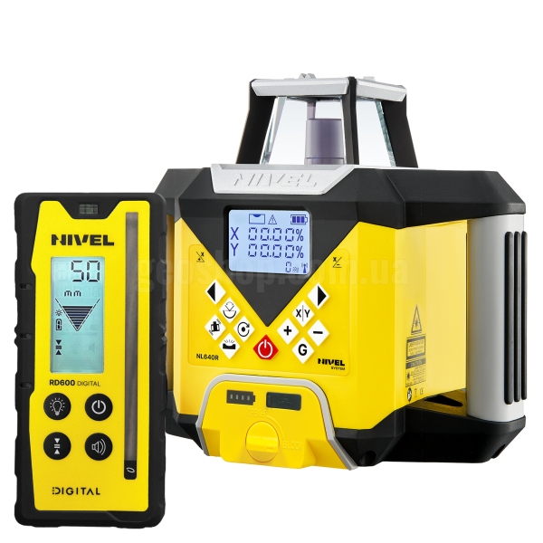 Нівелір лазерний ротаційний Nivel System NL640R Digital