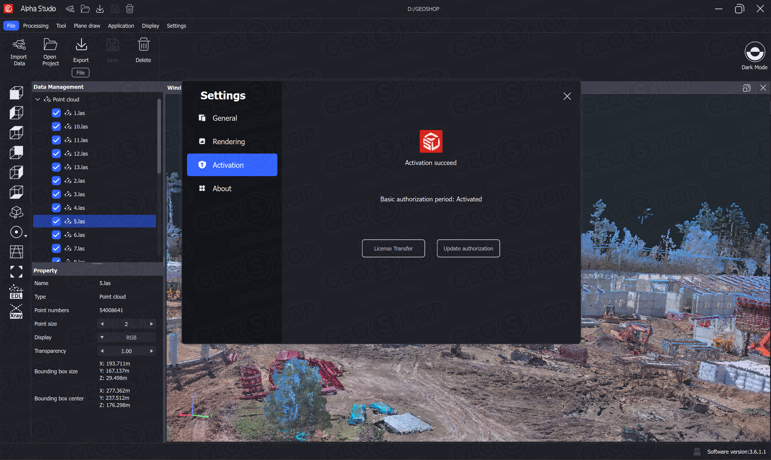 AlphaGEO Alpha Studio Activation Code Transfer